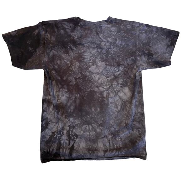Men’s The Mountain Peace Symbol Tie Dye T-Shirt Gray Hippie Size Large - Picture 3 of 3